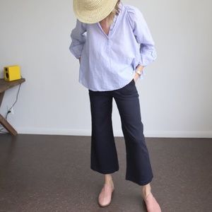 COPY - Pietsie Ischia Navy Blue Stretch Crop Trou…